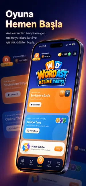 WordAst - Kelime Yarışı screenshot 1