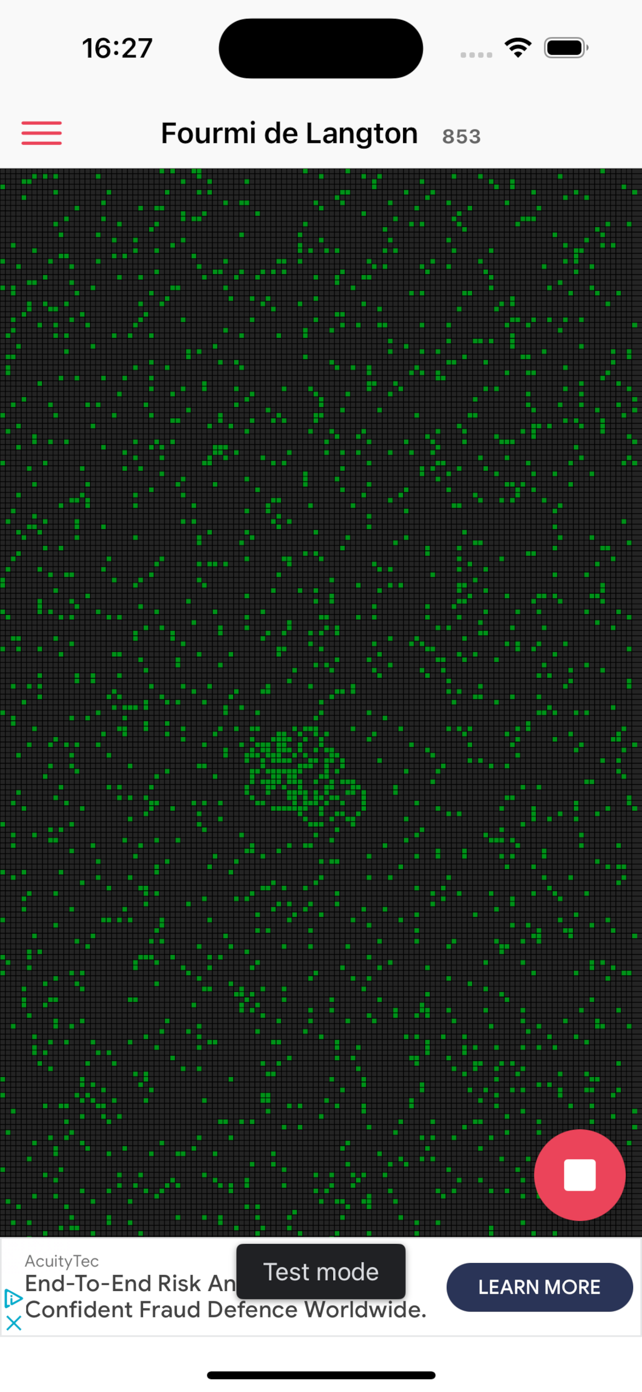 Langton's ant by Numa Dev