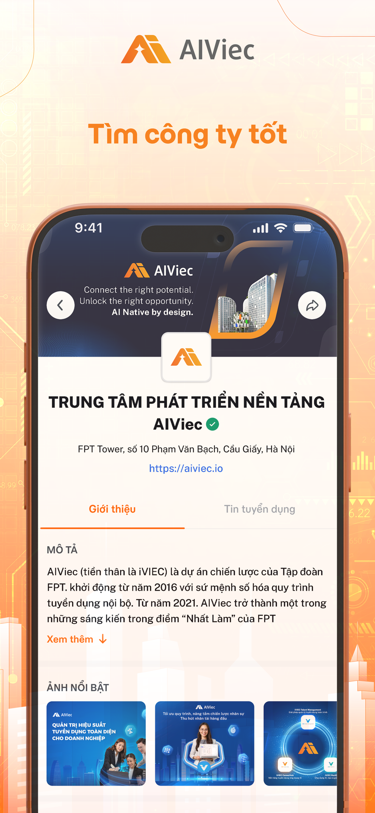 AIViec - Tìm việc nhanh với AI