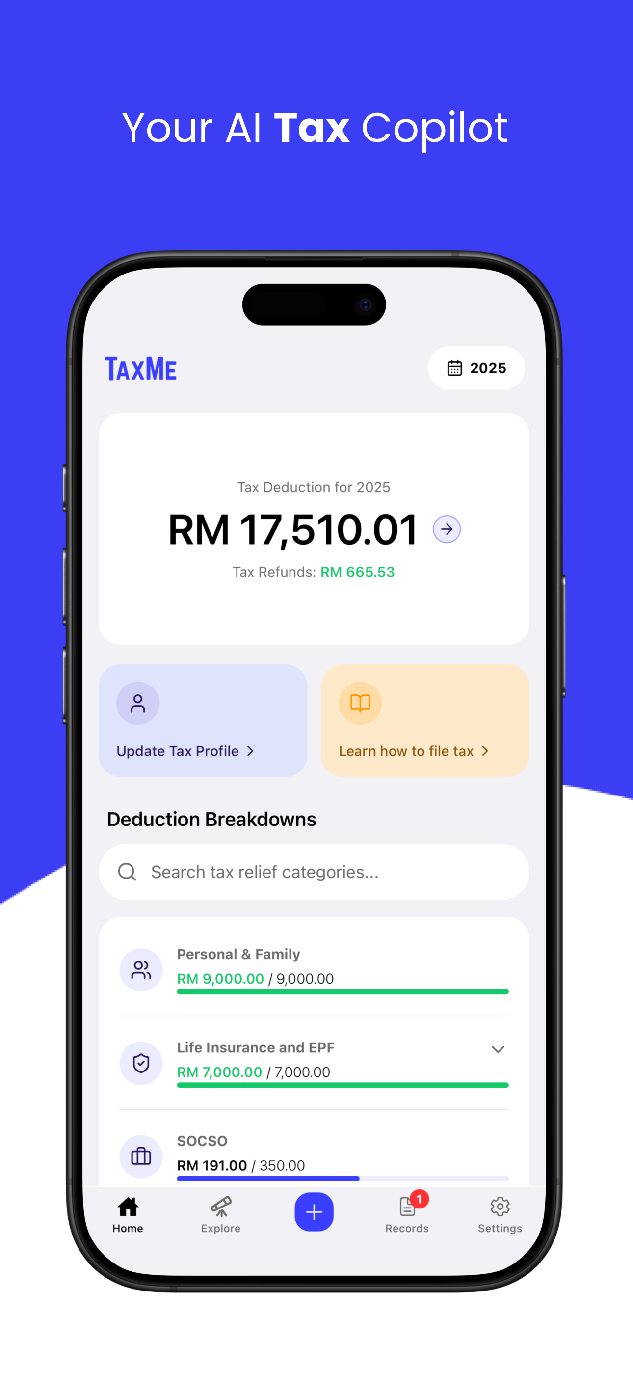 TaxMe-Personal Tax Made Simple