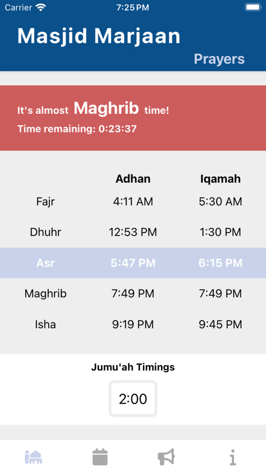 #1. Masjid Marjaan (iOS) 由: Manahil Sher