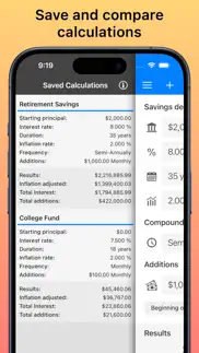 compound interest calc + iphone screenshot 2