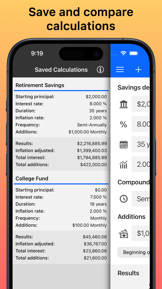 #2. Compound Interest Calc + (iOS) 게시자: Adam Fahlman
