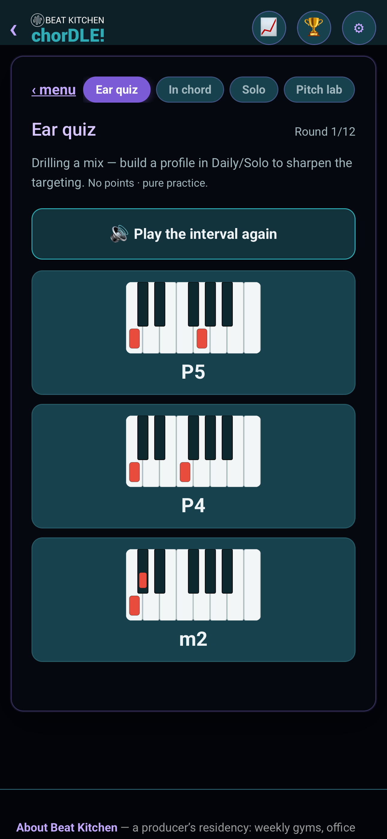 chorDLE — Ear Training Game screenshot 2