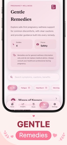 Pregnancy Tracker Journal iPhone screenshot