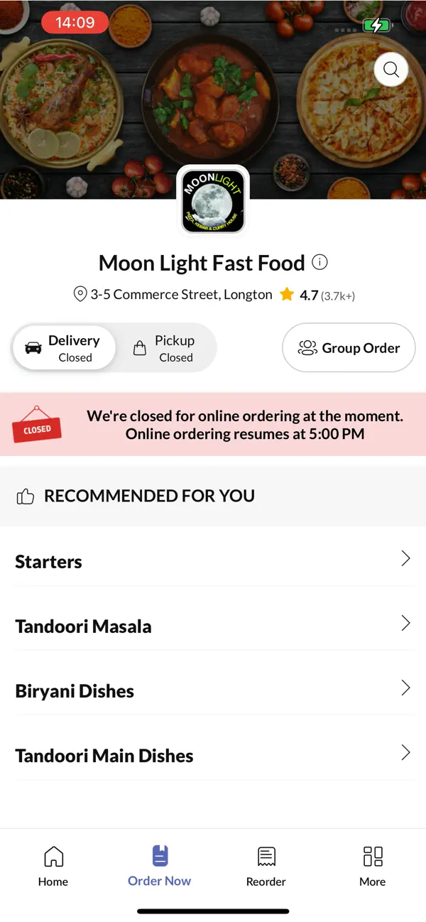 Screenshot #3 pour Moon Light Fast Food