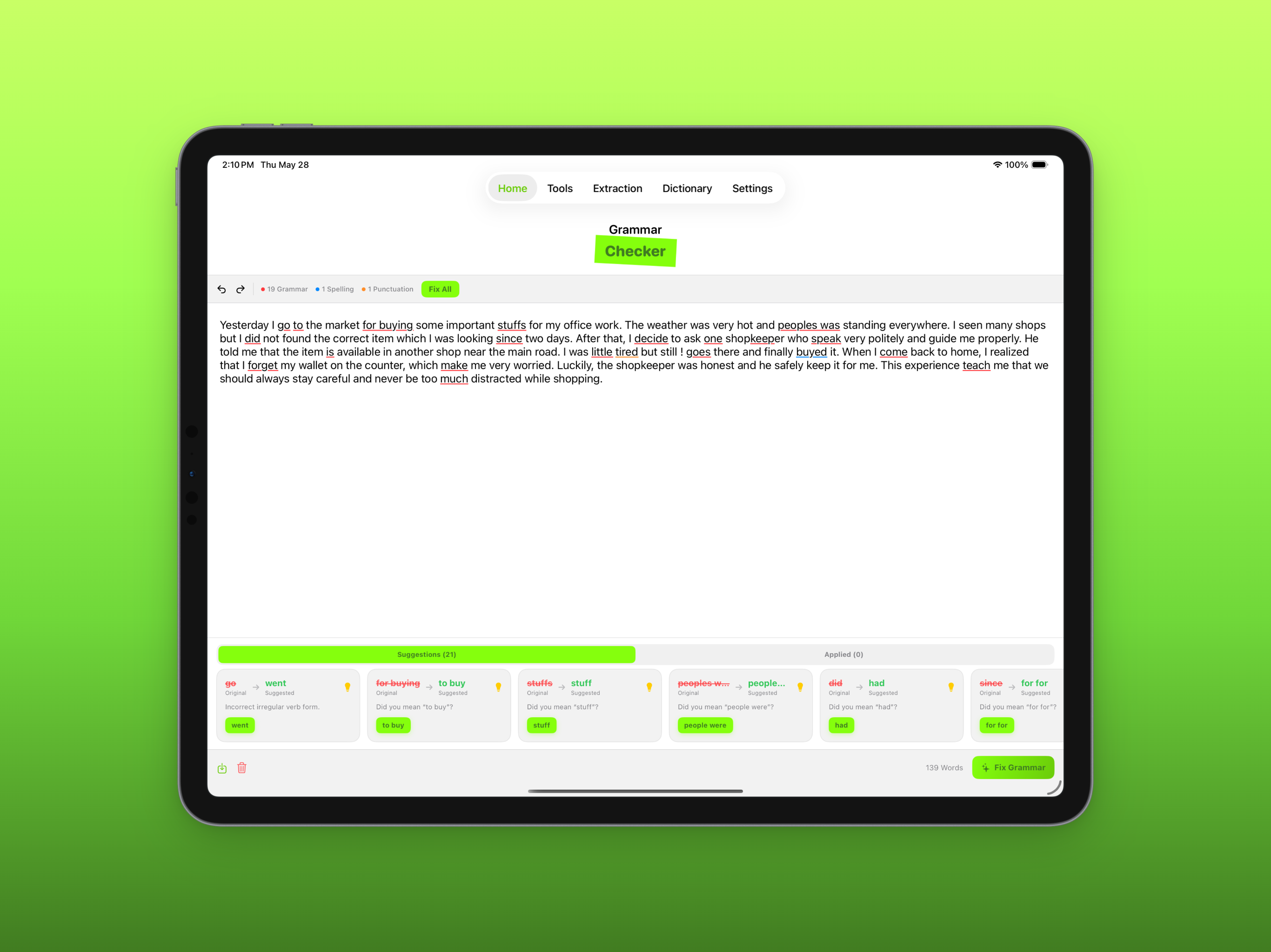 Grammar Checker & Rephrase
