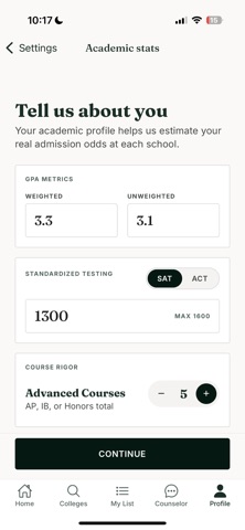 Bookworm: College Odds iPhone screenshot