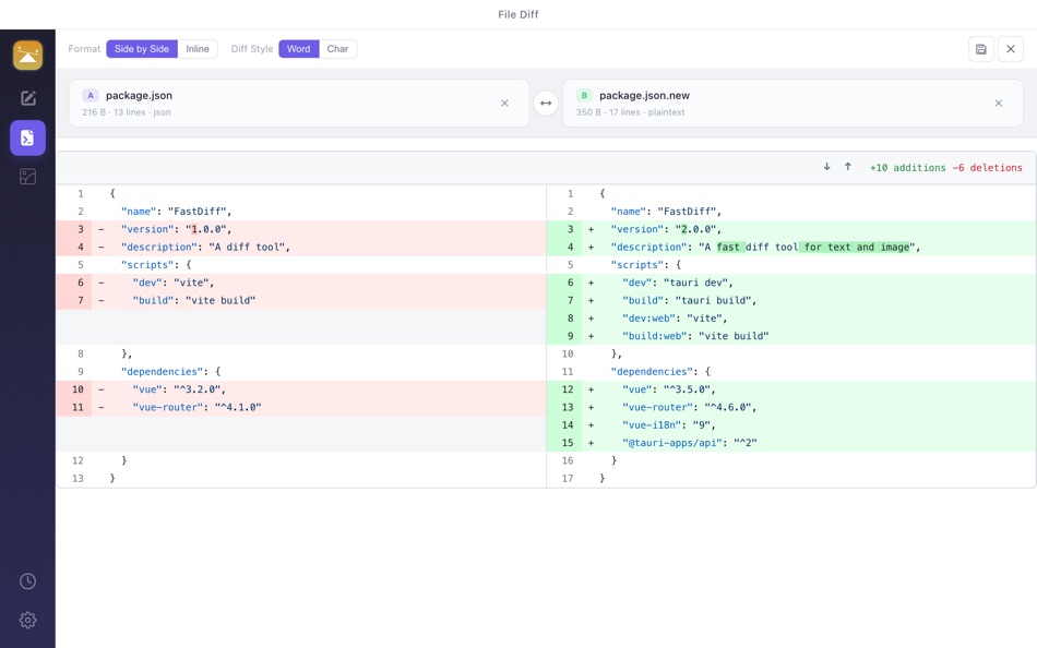 #3. FastDiff (macOS) Ved: 超 孟