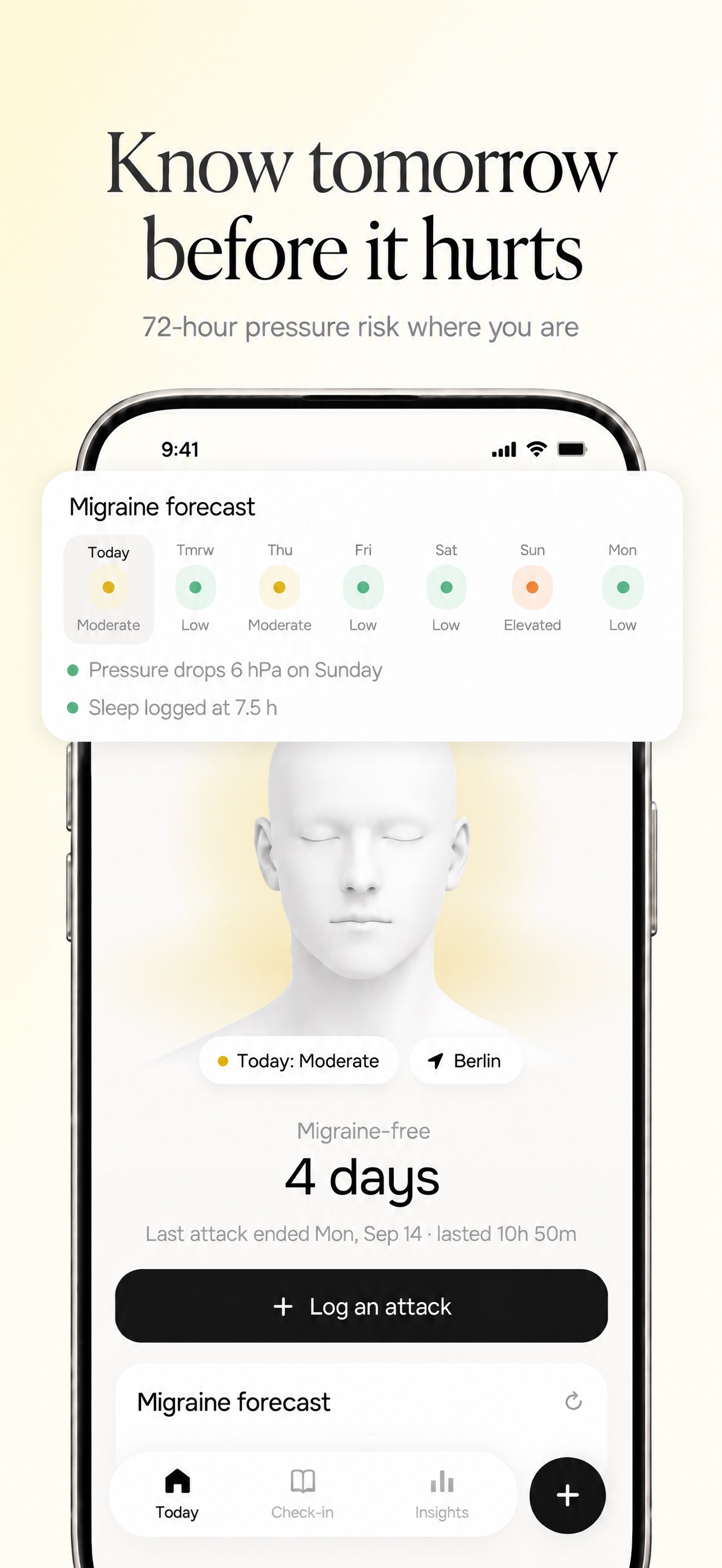 Screenshot 2 of Headrest: Migraine Tracker