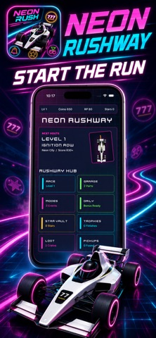 Neon Rushway Screenshot 1 of 4