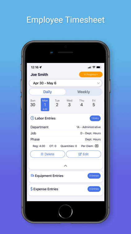 Traqspera Timesheets