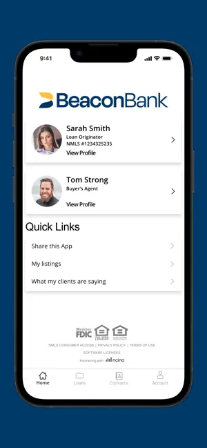 Beacon Bank Mortgage screenshot 1