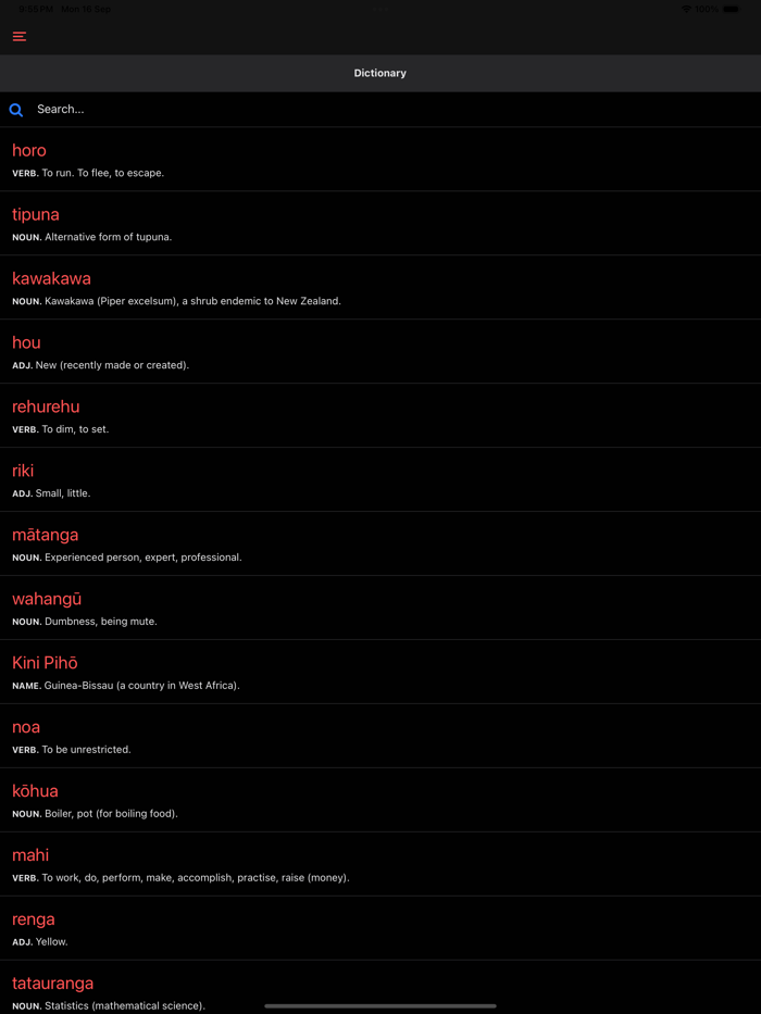 KupuMate Māori Dictionary