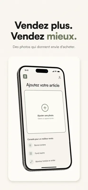 Sellier · Vos photos vendent screenshot 1 of 3