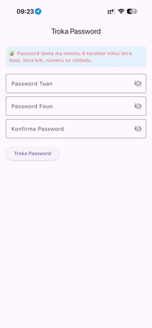 INSS-TL App Mobile screenshot