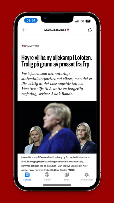 Morgenbladet Screenshot