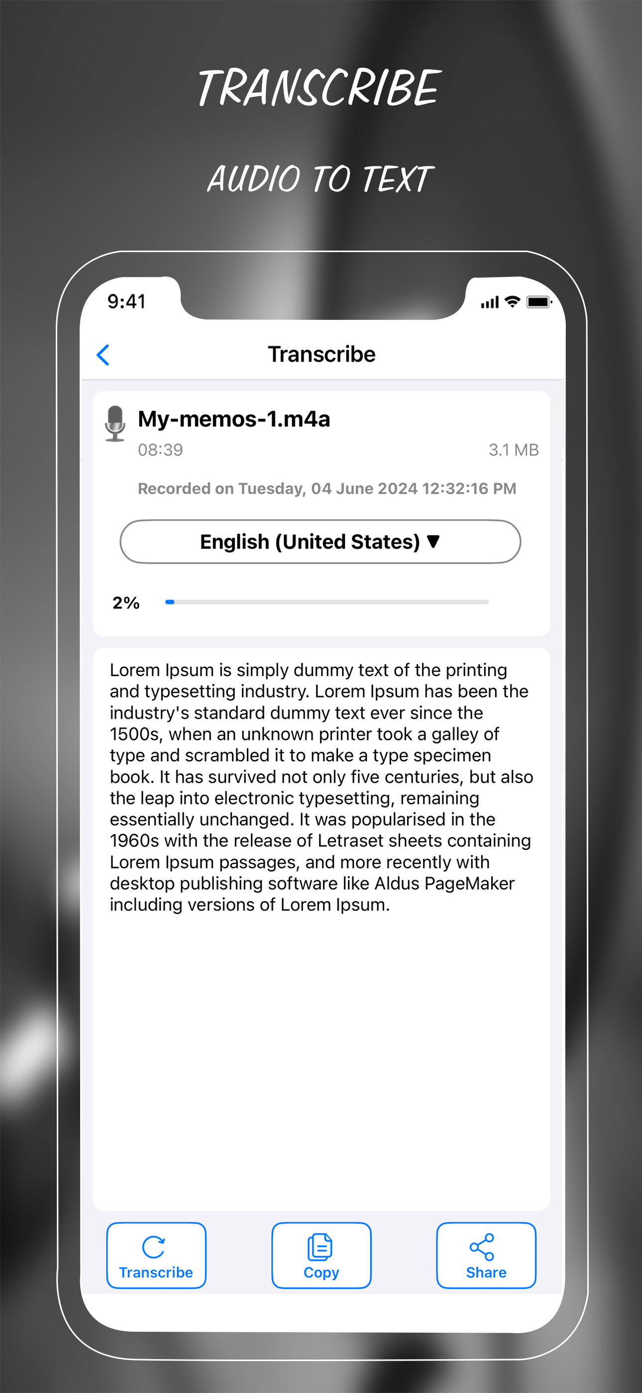 Voice Recorder : Audio Memos screenshot 6