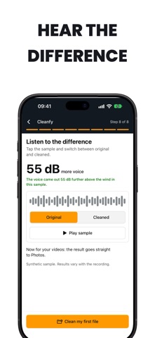 Audio Denoiser - Cleanfy screenshot 1