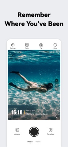 Timestamp Camera - Timemark iPhone screenshot