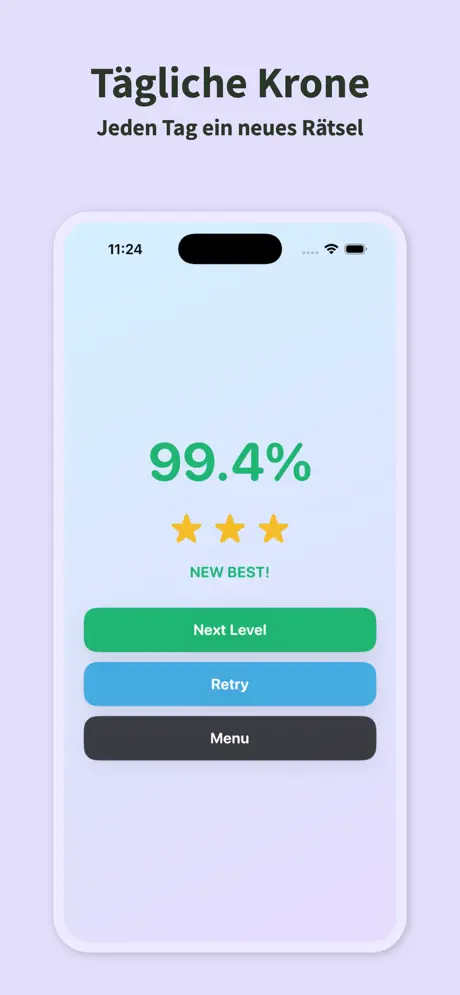 Slice It Perfect: Schnitt Game — iPhone-Screenshot 3