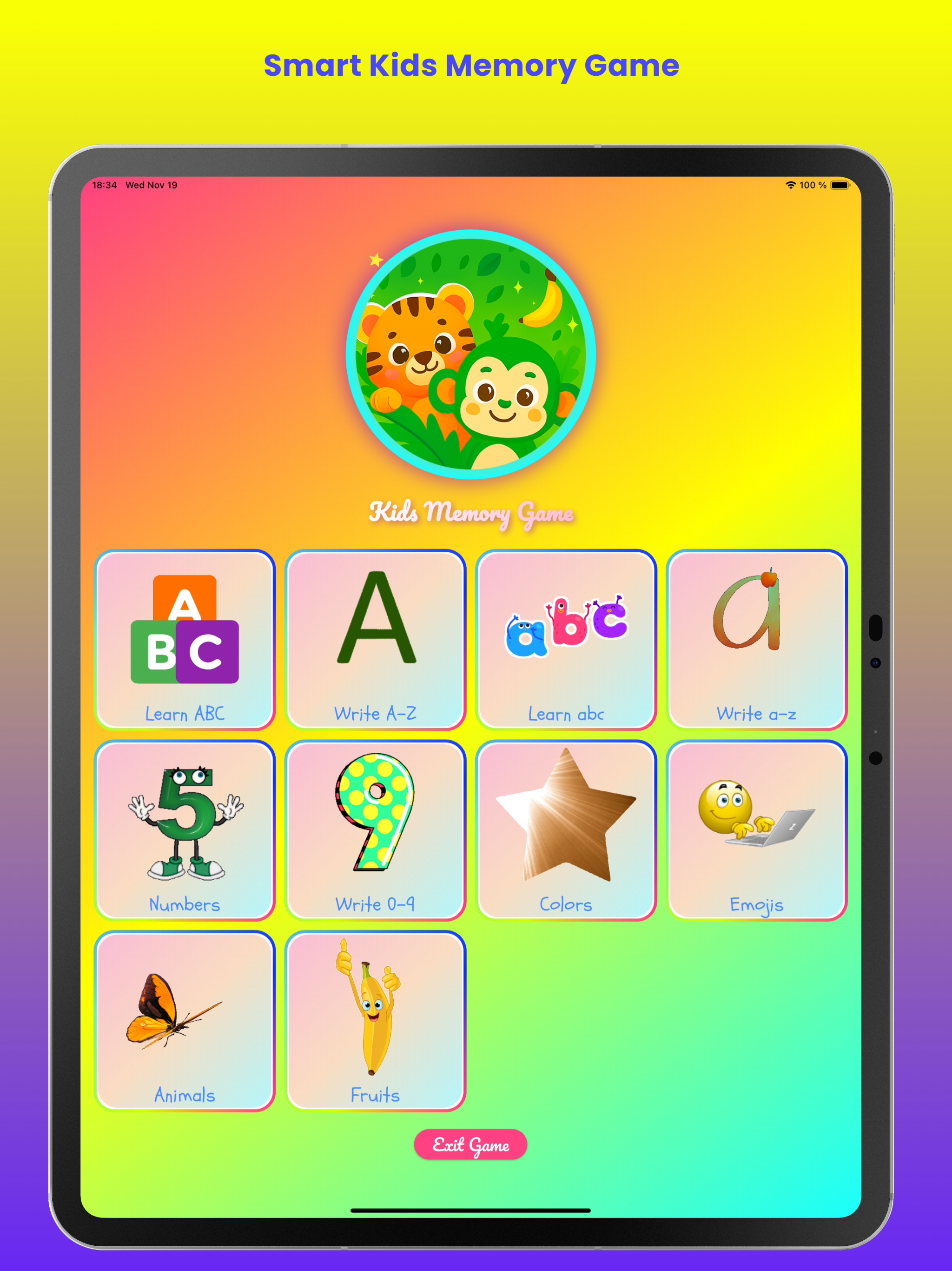 Smart Kids Memory Game screenshot 11