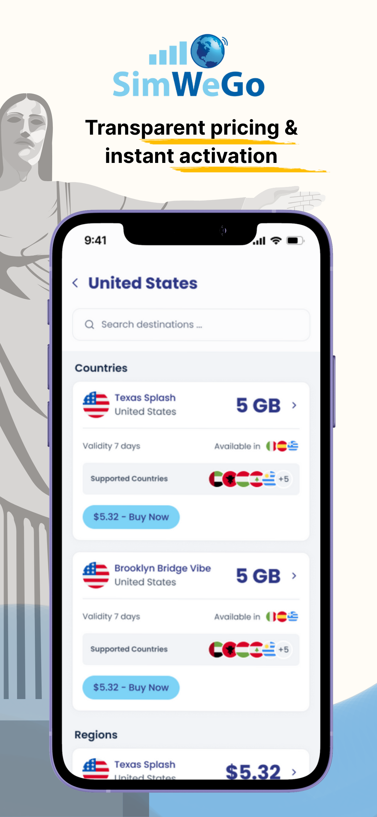 SimWeGo – Global Travel eSIM