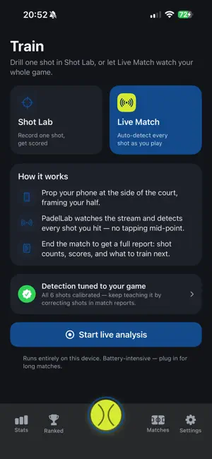 PadelLab Pro screenshot 1