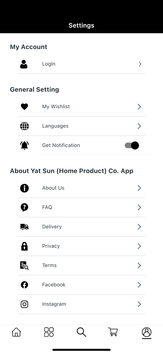 Yat Sun Home Product Co.