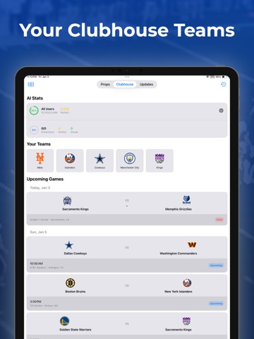 SportBuddy AI: Live Scores ipad screenshot 4