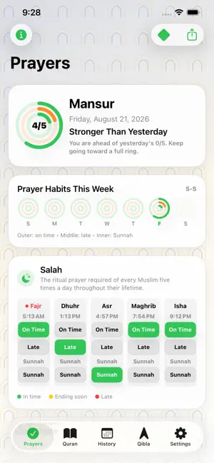 Daily Deen Tracker screenshot 1