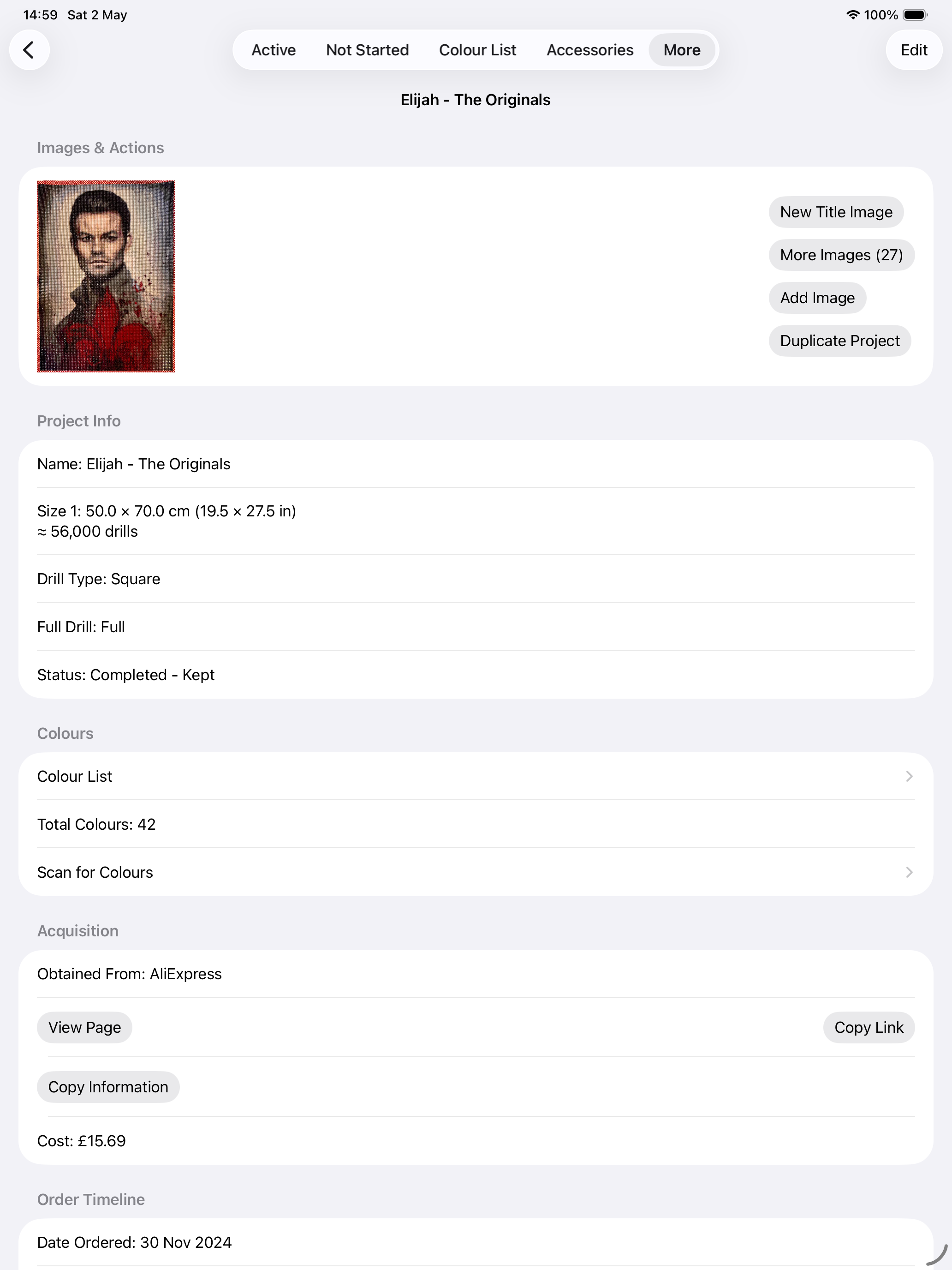 Diamond Painting Logbook screenshot 12