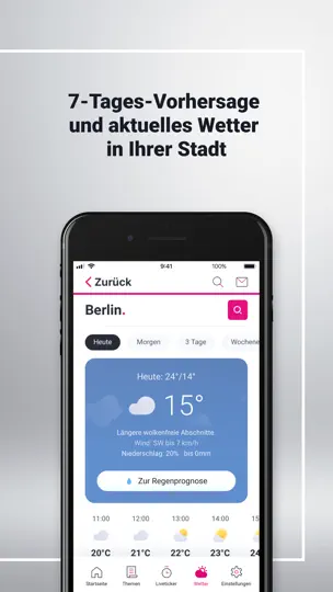 Screenshot von T-online Nachrichten auf dem iPhone 7