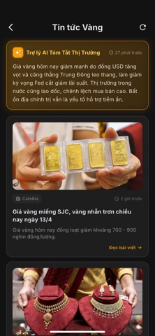 Tích Chỉ: Theo Dõi Giá Vàng screenshot