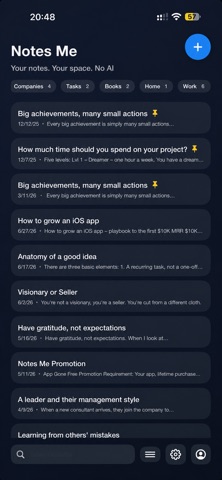 Notes Me: Minimal Notes Screenshot 2 of 7