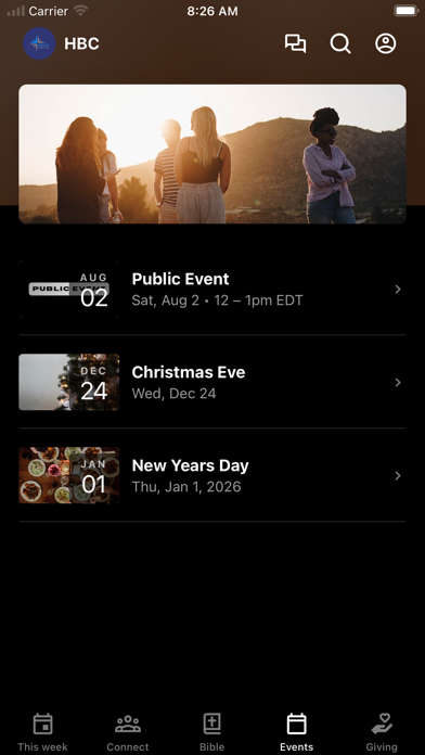 App screenshot