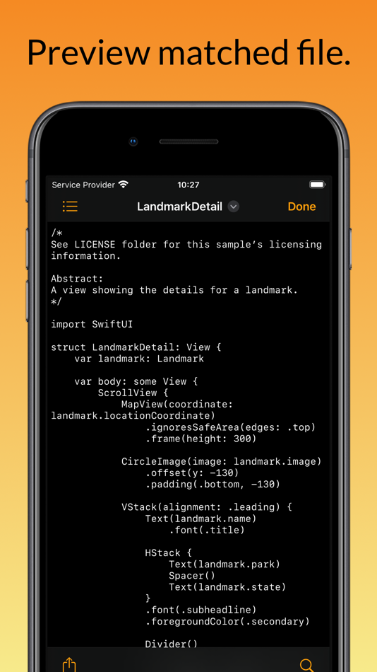 #5. Samurai Search: Text/PDF files (iOS) By: Michael Rourke