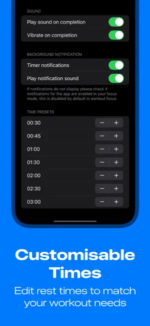 Gym Rest Timer - Sets & HIIT screenshot 3