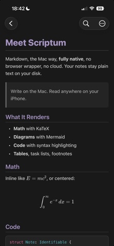 Scriptum: Markdown Editor screenshot