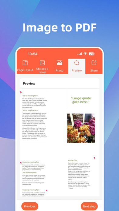 PDF Converter-jpg to pdf,scan Screenshot