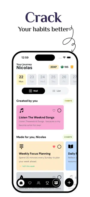 Dool: Gamified Habits Tracker screenshot 1