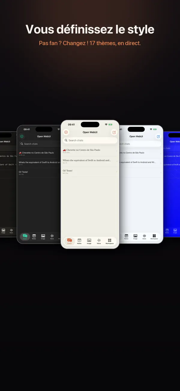 Screenshot #1 pour OpenWebUI - Mobile