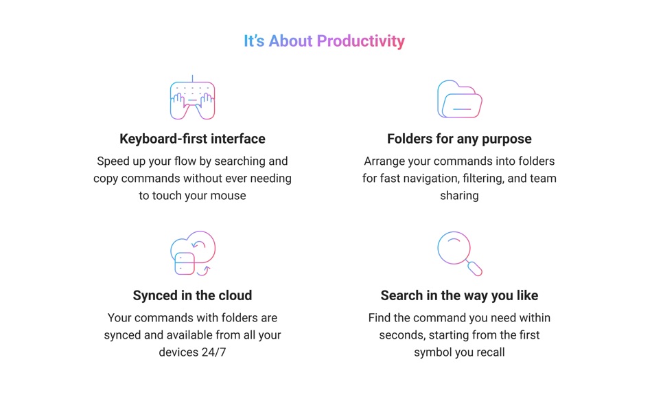 #4. Commands Manager (macOS) От: Petro Mukha