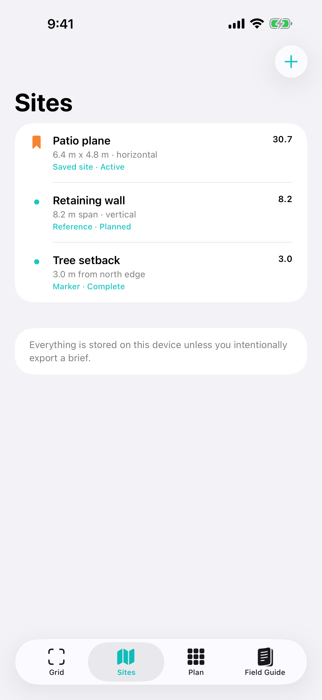 LatticeCam: AR Site Grid screenshot 2 of 3