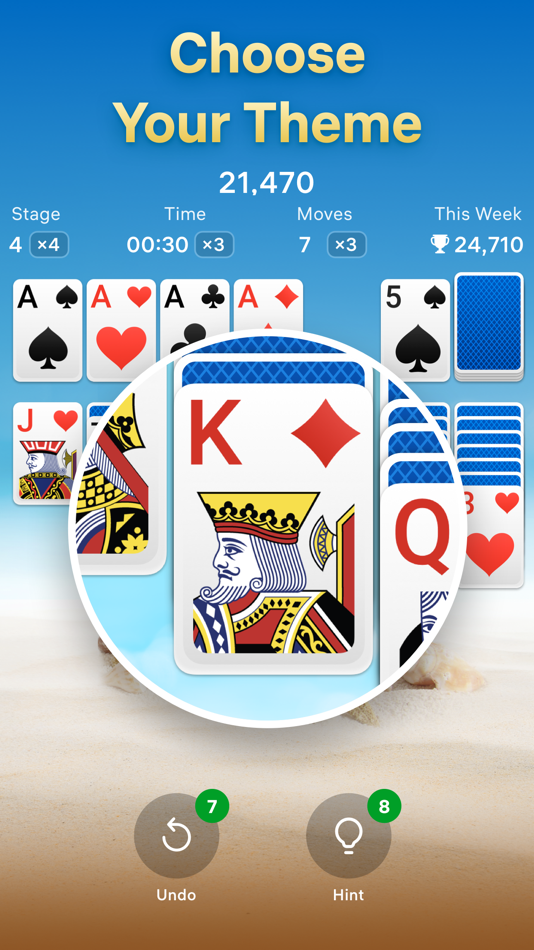 #5. Solitaire – Classic Card Games (iOS) 由: Easybrain Ltd