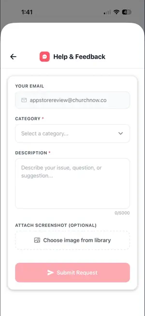 ChurchNow.co screenshot 2