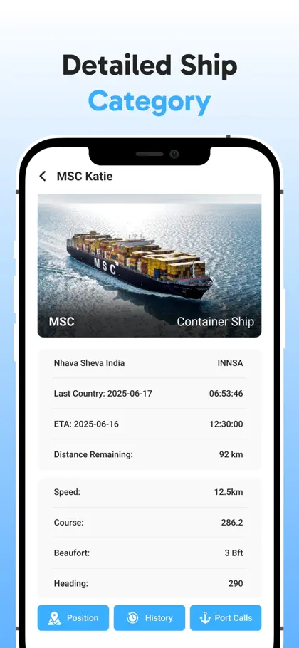 Captura 4 de 6 de Vessel Tracker : Marine Raddar