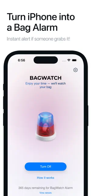 BagWatch screenshot 1