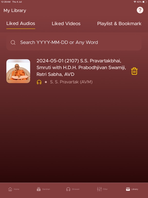HariPrabodham Vrund iPad screenshot 9 - Music app