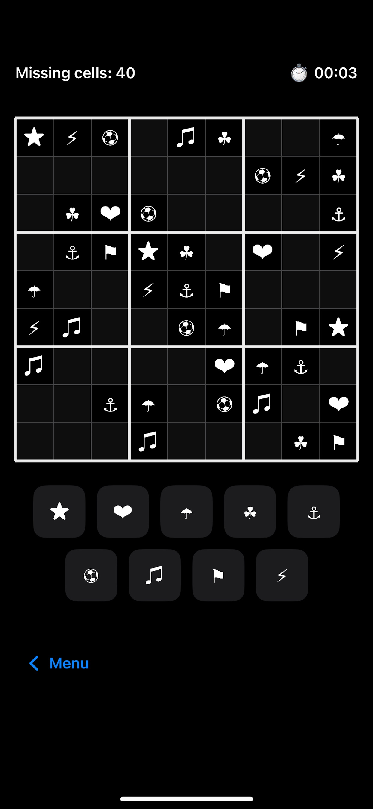 Sudoku Symbols screenshot 3